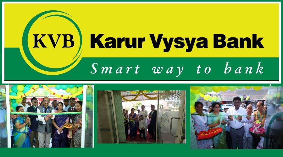 Karur Vysya Bank opens 3 new branches today in AP, Karnataka and Tamil Nadu